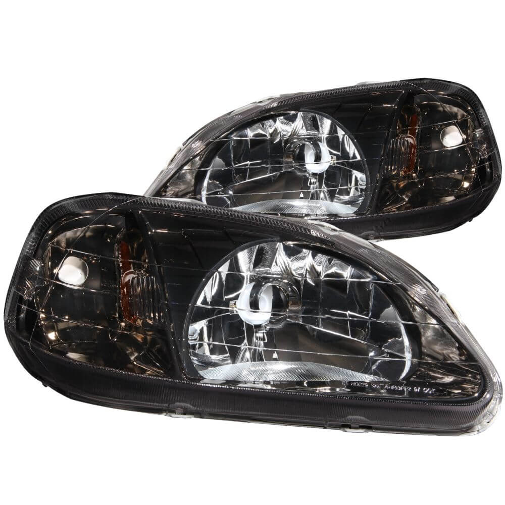 Anzo 121234 Headlights - Gun-Metal Crystal Clear