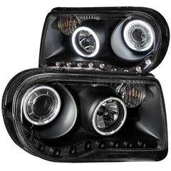 Anzo 121251 Headlights - G2 Projector Halo - Black Clear w/Amber (CCFL)