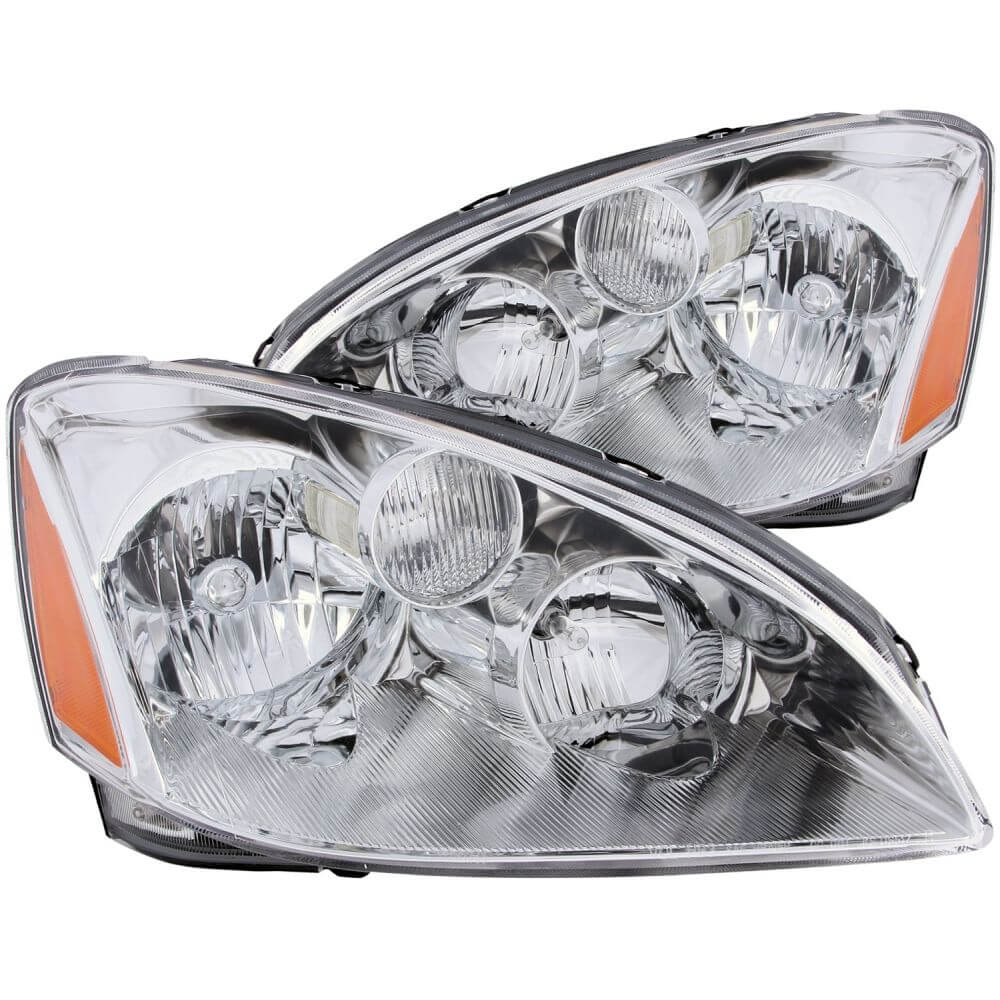 Anzo 121259 Headlights - Crystal Clear w/Amber Reflectors