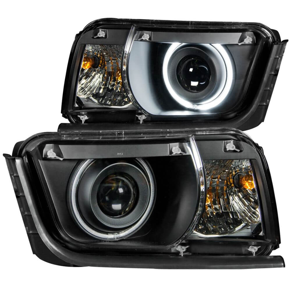 Anzo 121312 Headlights - Projector Halo - Black Clear (CCFL)