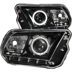 Anzo 121323 Headlights - Projector Halo - Black Clear (CCFL