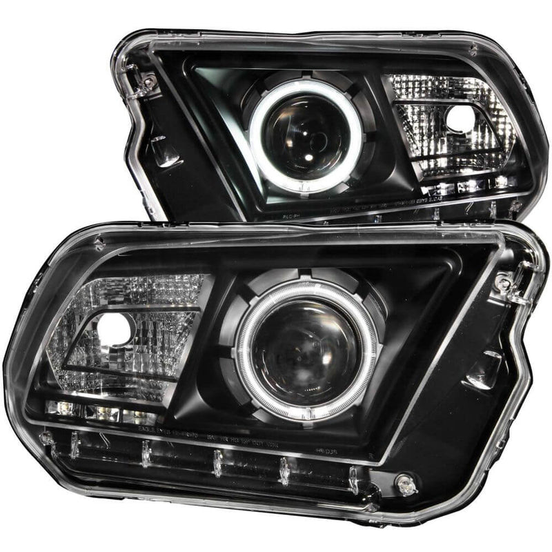 Anzo 121323 Headlights - Projector Halo - Black Clear (CCFL