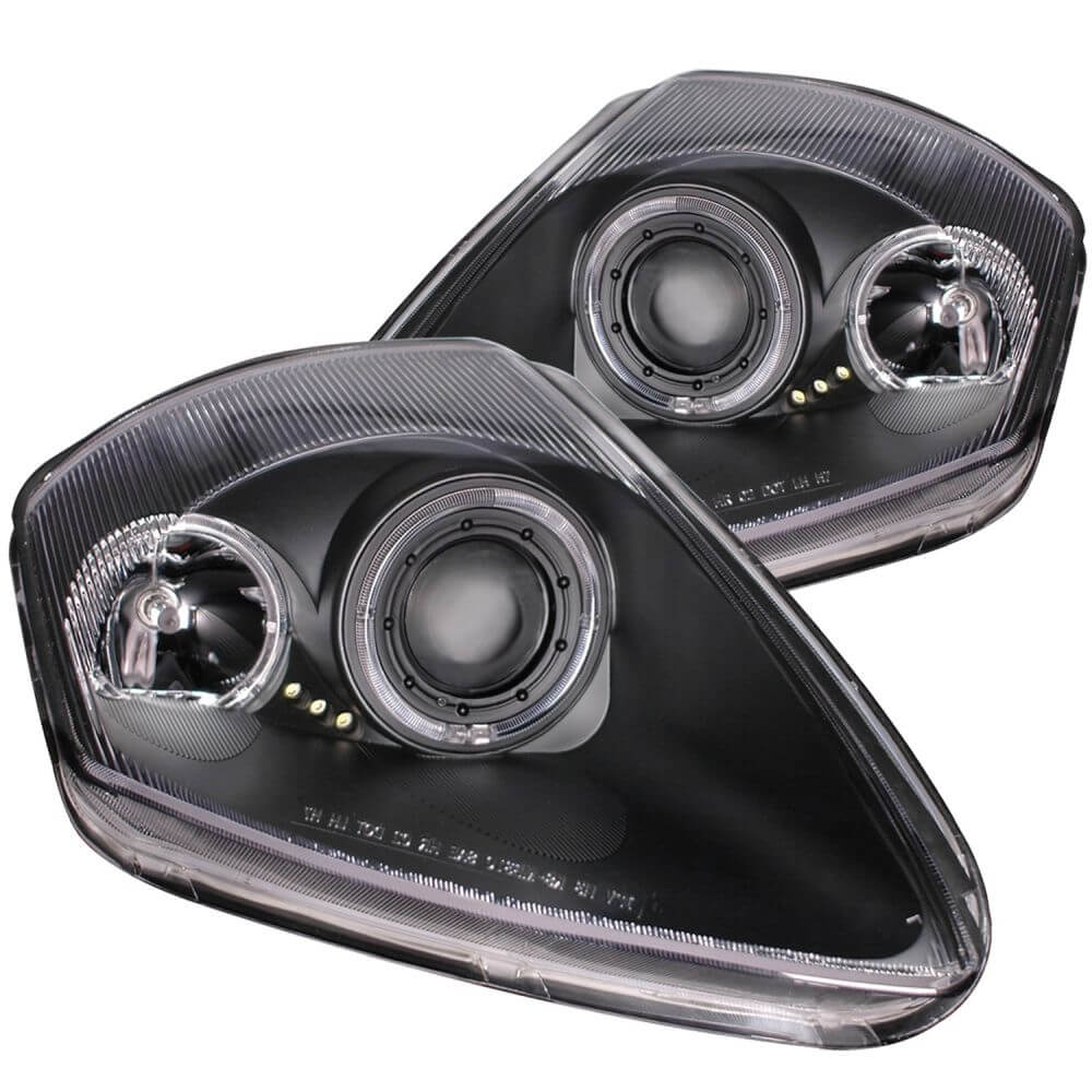 Anzo 121332 Headlights - Projector With Halo - Black