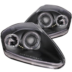 Anzo 121332 Headlights - Projector With Halo - Black