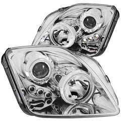 Anzo 121342 Headlights - Projector Halo w/LED No (CCFL) Bar - Chrome Clear