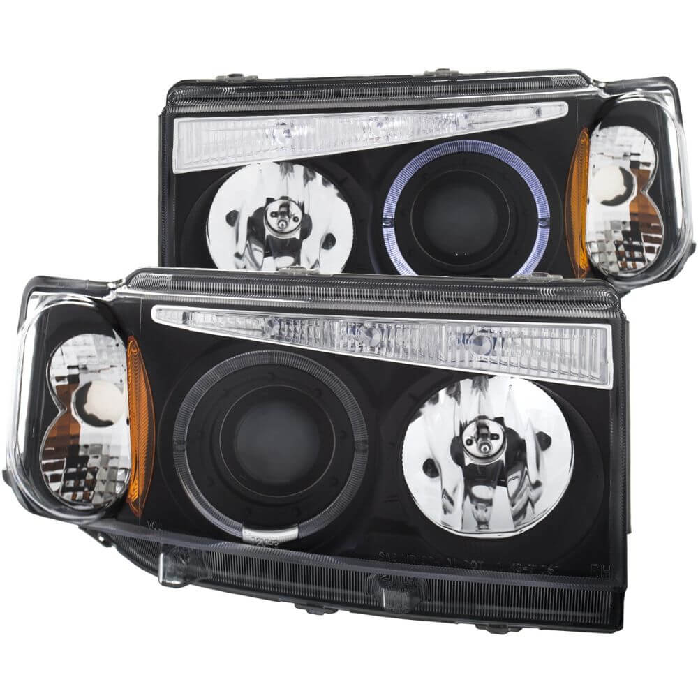 Anzo 121347 Headlights - G2 Projector Halo - Black Clear