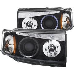 Anzo 121347 Headlights - G2 Projector Halo - Black Clear