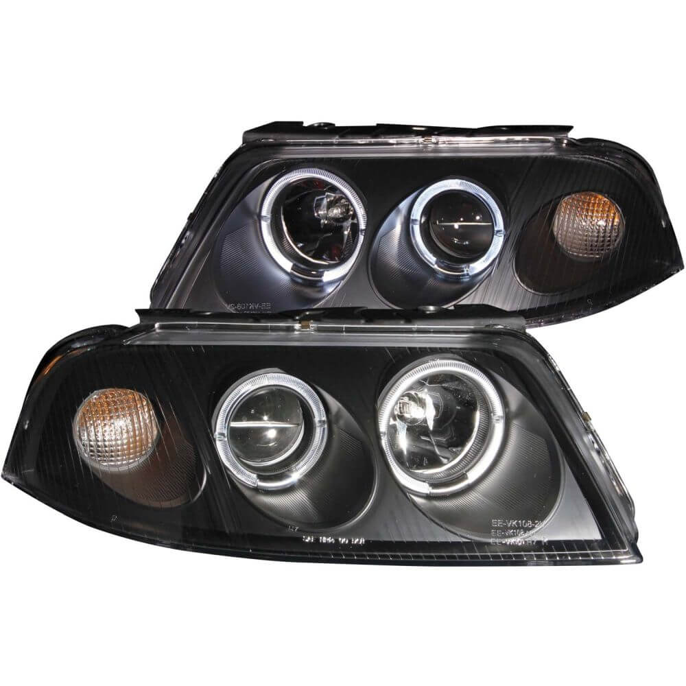 Anzo 121357 Headlights - Projector Halo - Black Clear