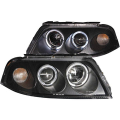 Anzo 121357 Headlights - Projector Halo - Black Clear