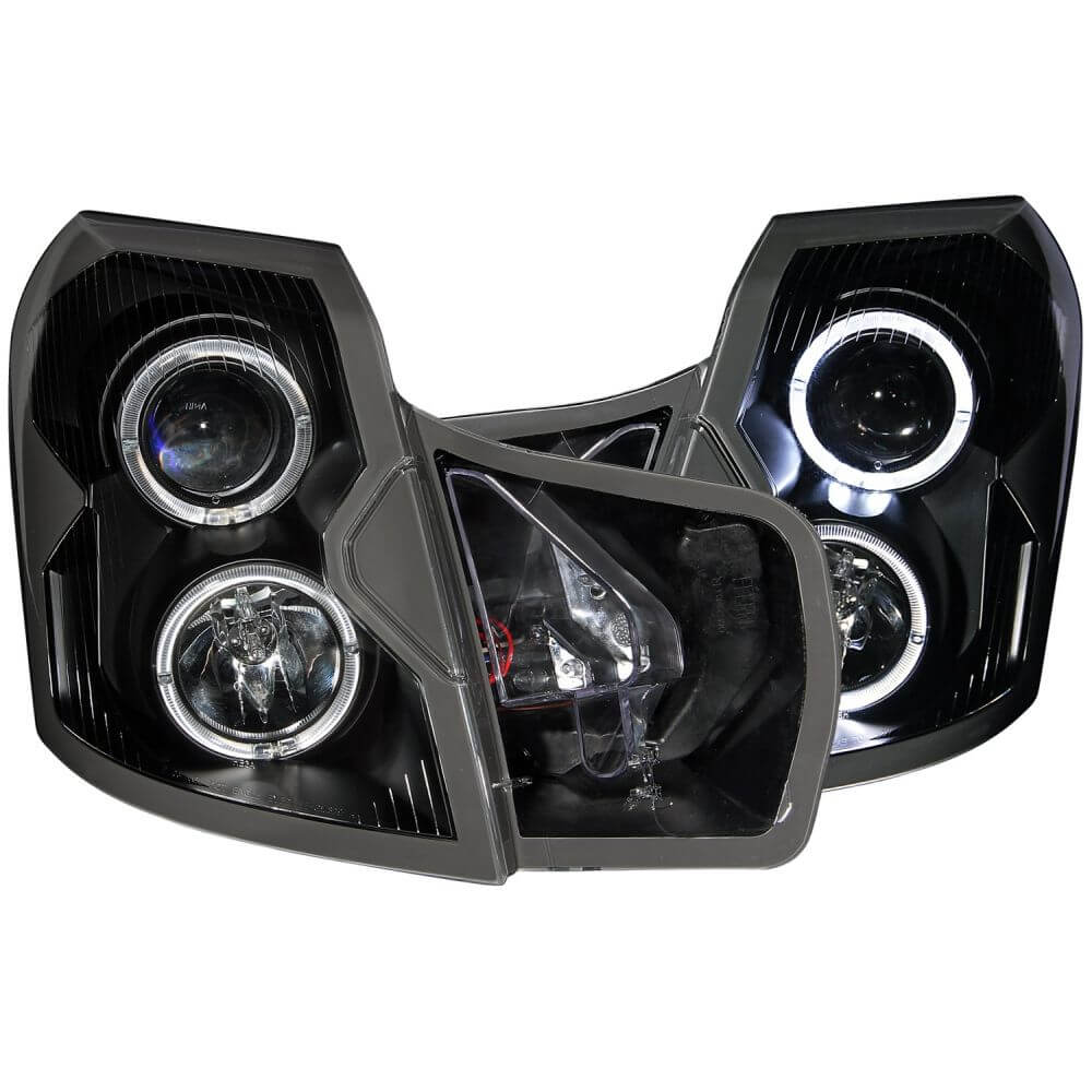 Anzo 121415 Headlights - Projector - W/ Halo Black Clear
