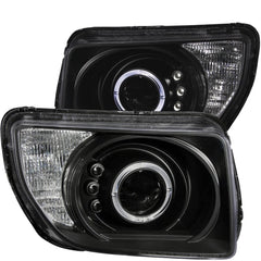 Anzo 121432 Headlights - Projector Halo - Black Clear