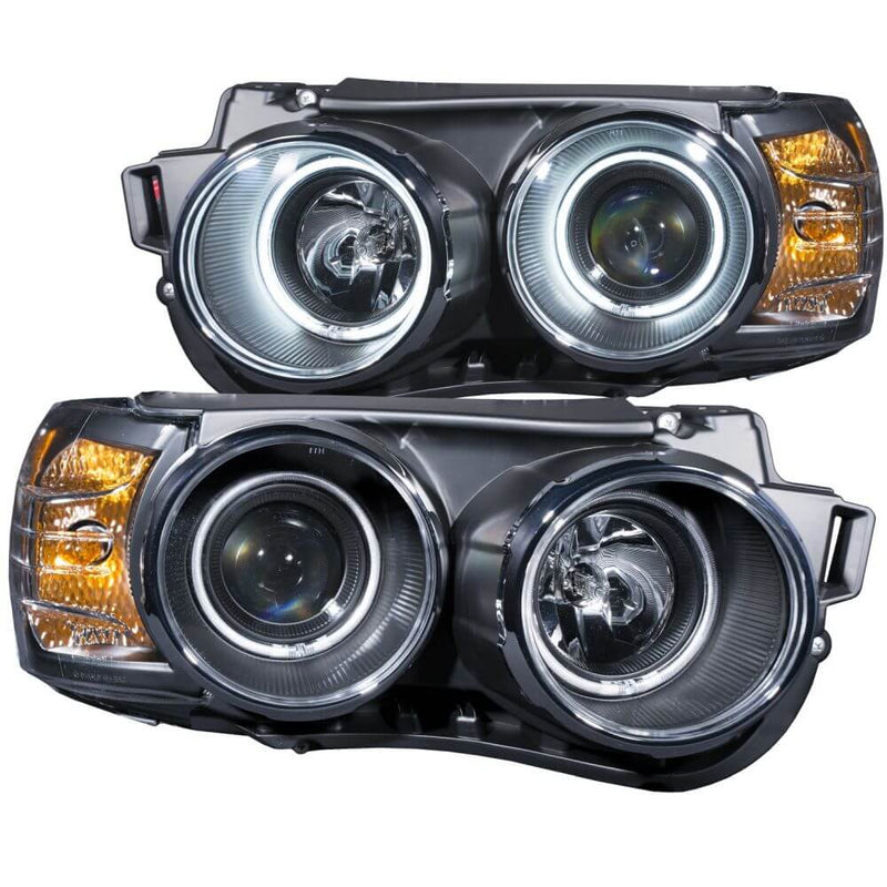 Anzo 121488 Headlights - Projector - W/ Halo Black Clear (Ccfl)