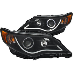 Anzo 121512 Projector Headlights w/ Halo Black