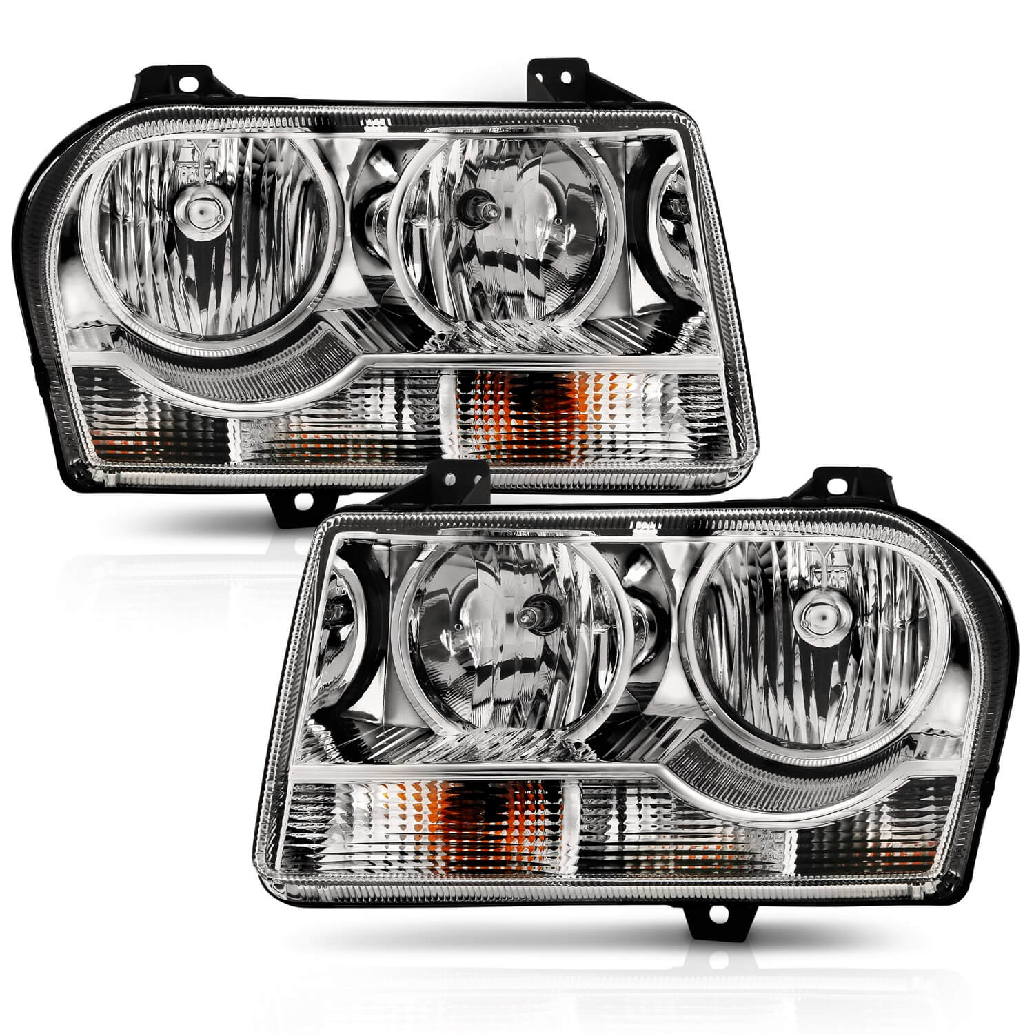 Anzo 121529 Crystal Headlights With Clear Lens