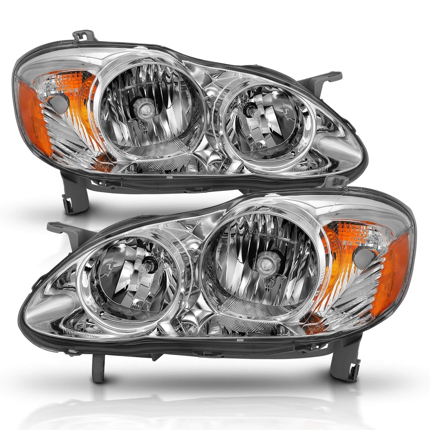 Anzo 121540 Crystal Headlights With Clear Lens