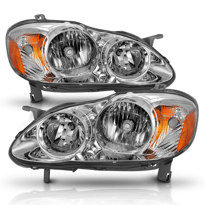 Anzo 121540 Crystal Headlights With Clear Lens