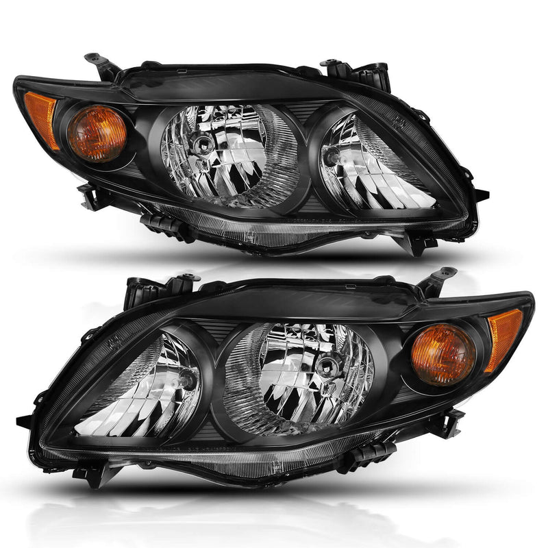 Anzo 121541 Crystal Headlights With Clear Lens