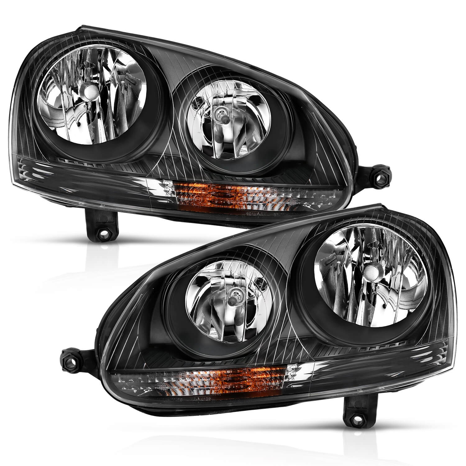 Anzo 121542 Crystal Headlights With Clear Lens