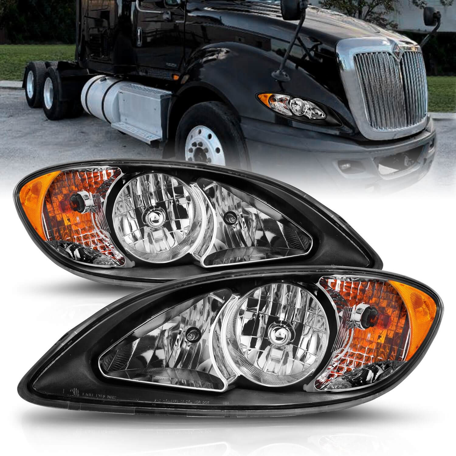 Anzo 131032 Crystal Headlights With Clear Lens