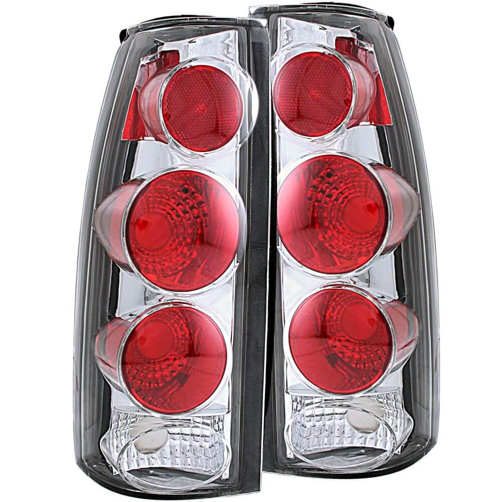 Anzo 211017 Tail Lights - 3D Style - Chrome