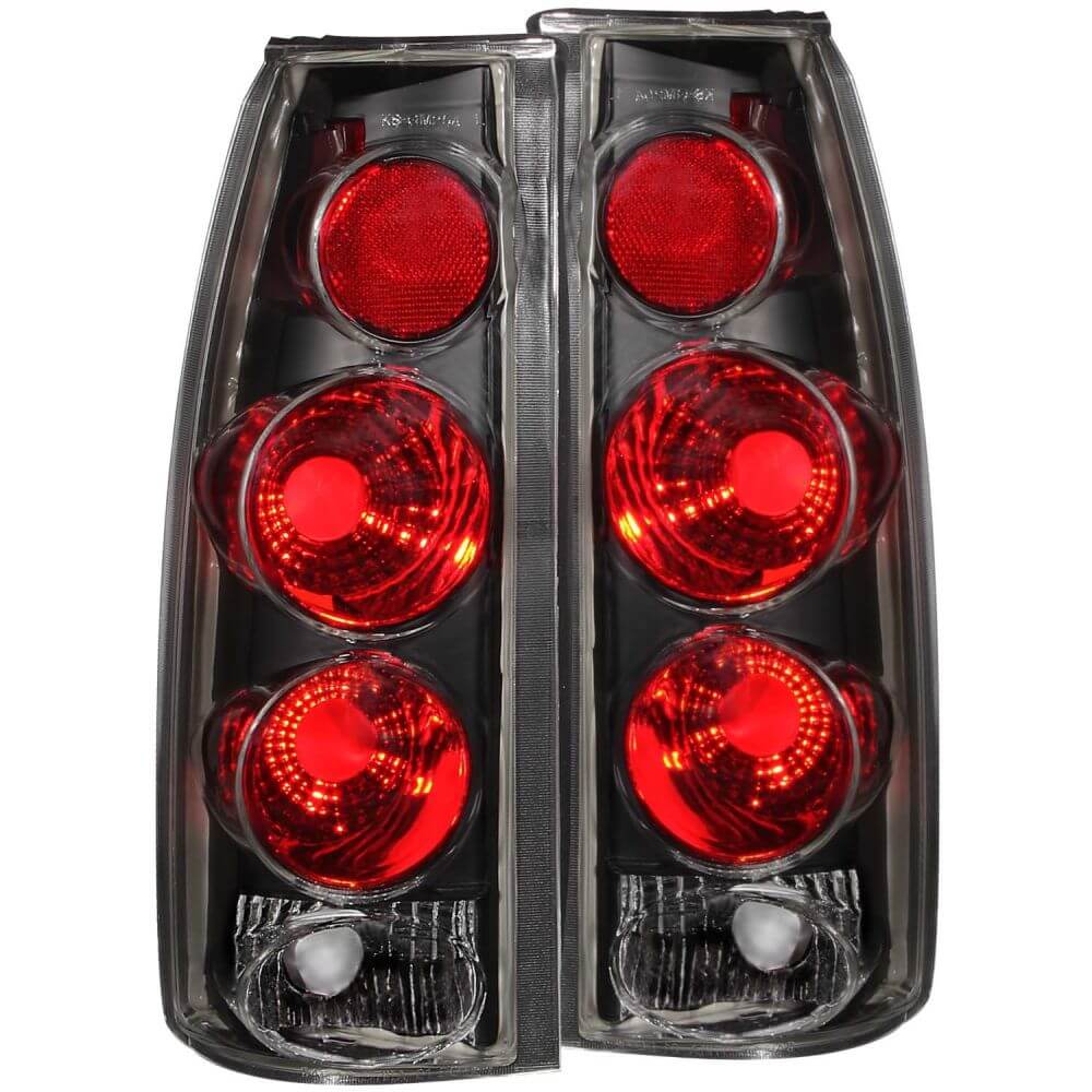 Anzo 211019 Tail Lights - 3D Style - Black