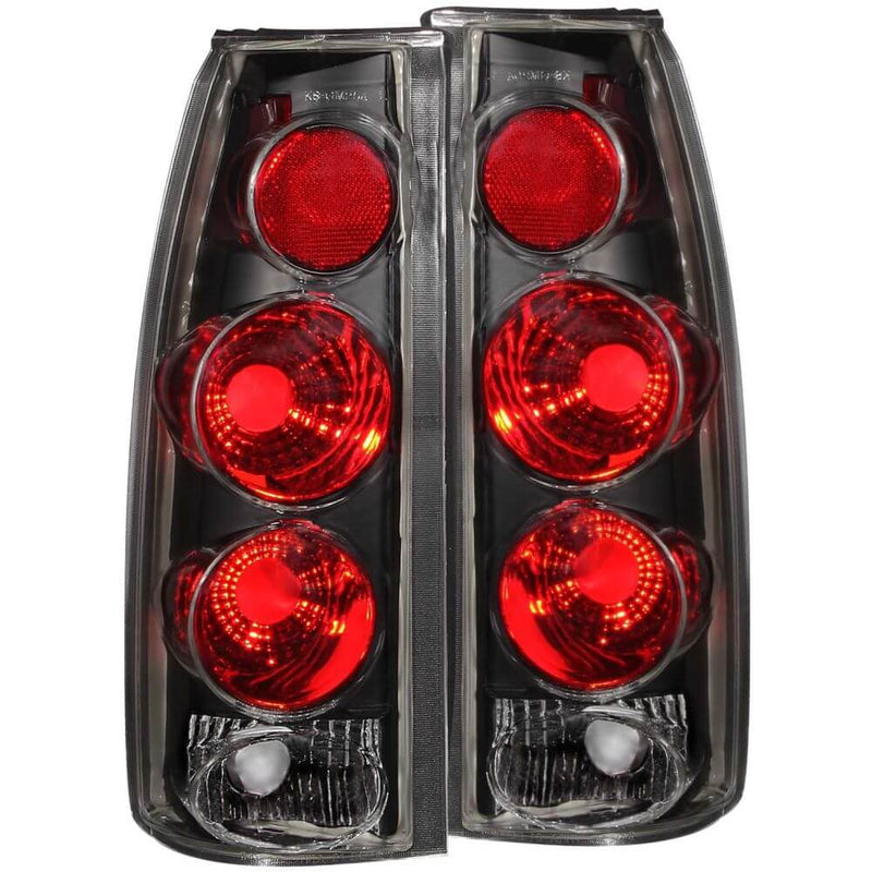 Anzo 211019 Tail Lights - 3D Style - Black
