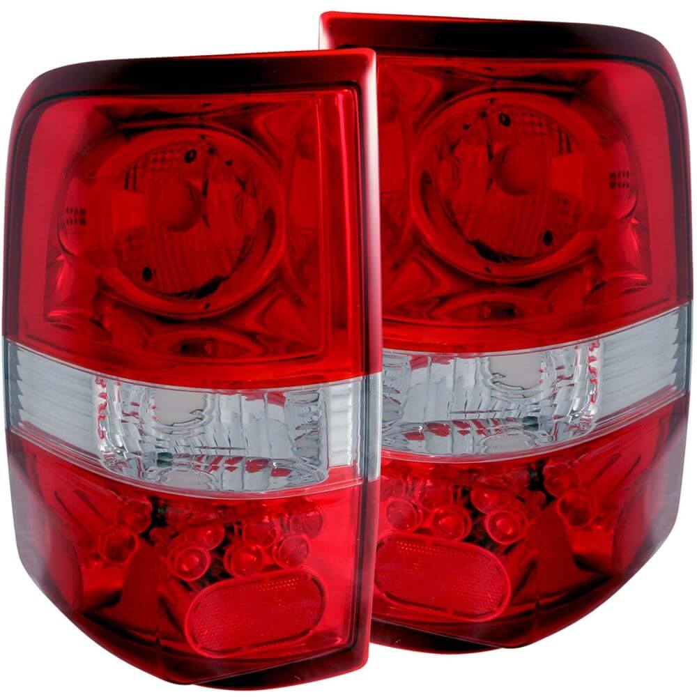 Anzo 211058 Tail Lights - Red/Clear LED Style