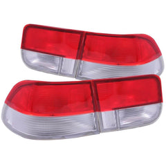 Anzo 221147 Tail Lights - Red/Clear (OEM Style)