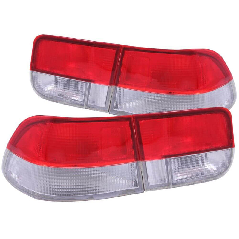 Anzo 221147 Tail Lights - Red/Clear (OEM Style)