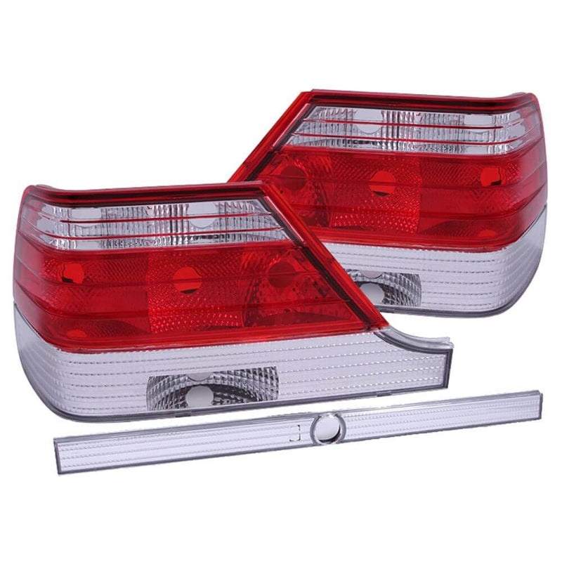 Anzo 221153 Tail Lights - Red/Clear