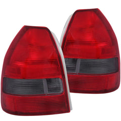 Anzo 221193 Tail Lights - Red/Smoke