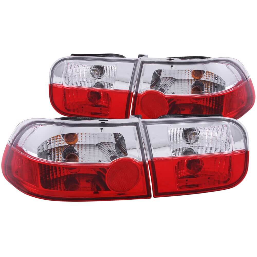 Anzo 221220 Tail Lights - Red/Clear