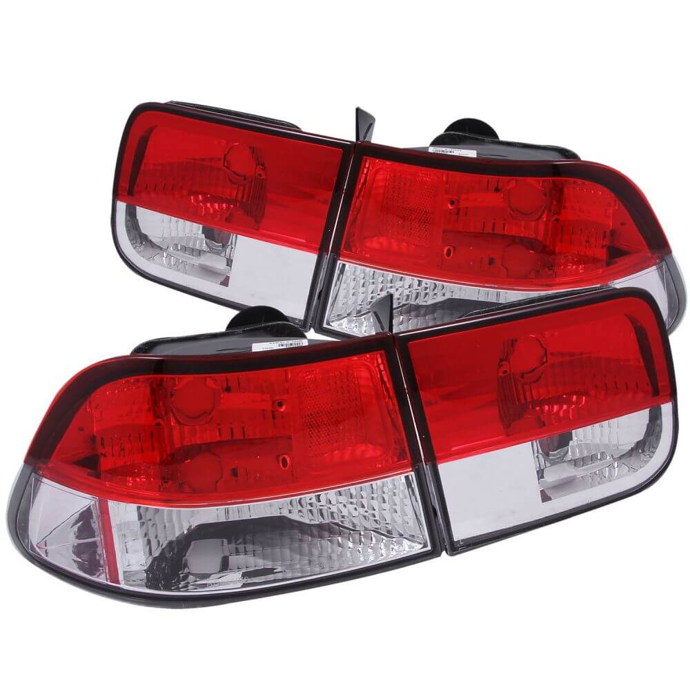 Anzo 221222 Tail Lights - Red/Clear