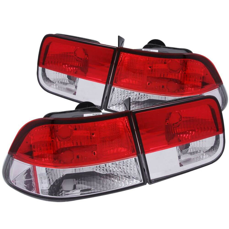 Anzo 221222 Tail Lights - Red/Clear
