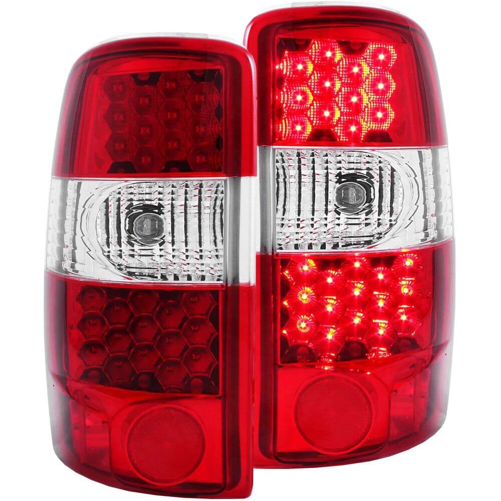 Anzo 311001 LED Tail Lights - LED - Red/Clear