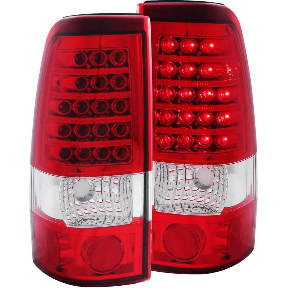 Anzo 311010 LED Tail Lights - LED - Red/Clear (Classic Body Only)