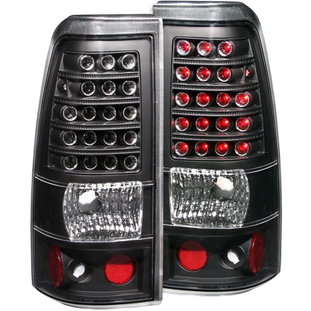 Anzo 311012 LED Tail Lights - LED - Black (Classic Body Only)