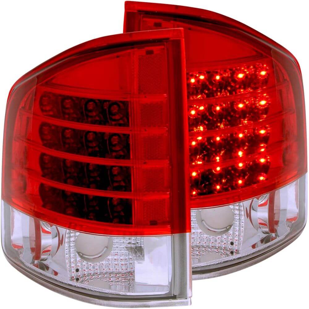 Anzo 311013 LED Tail Lights - LED - Red/Clear