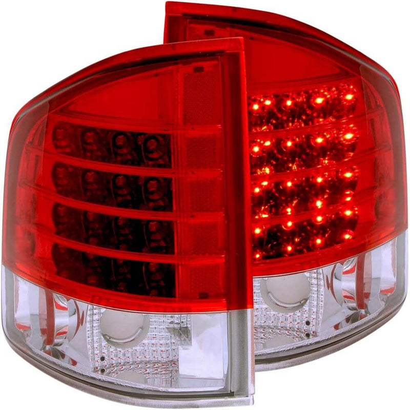Anzo 311013 LED Tail Lights - LED - Red/Clear