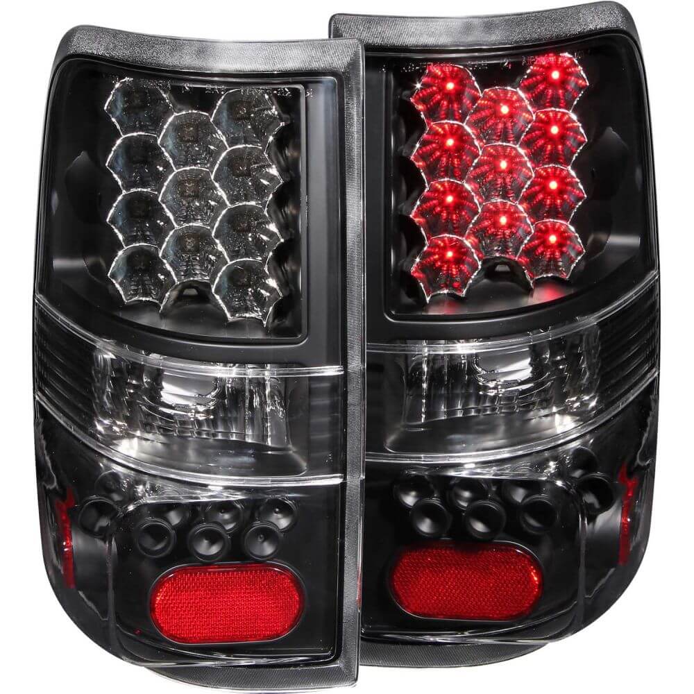 Anzo 311024 LED Tail Lights - LED - Black