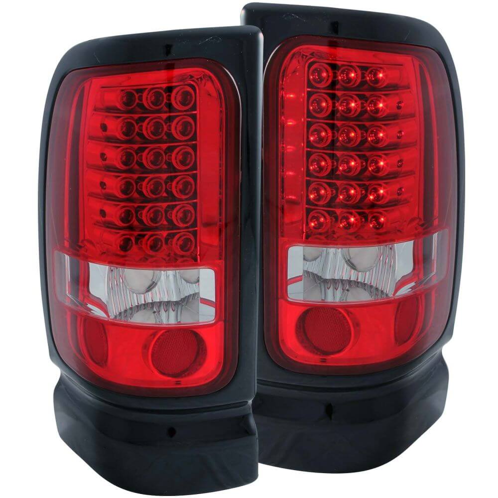 Anzo 311052 LED Tail Lights - Red/Clear