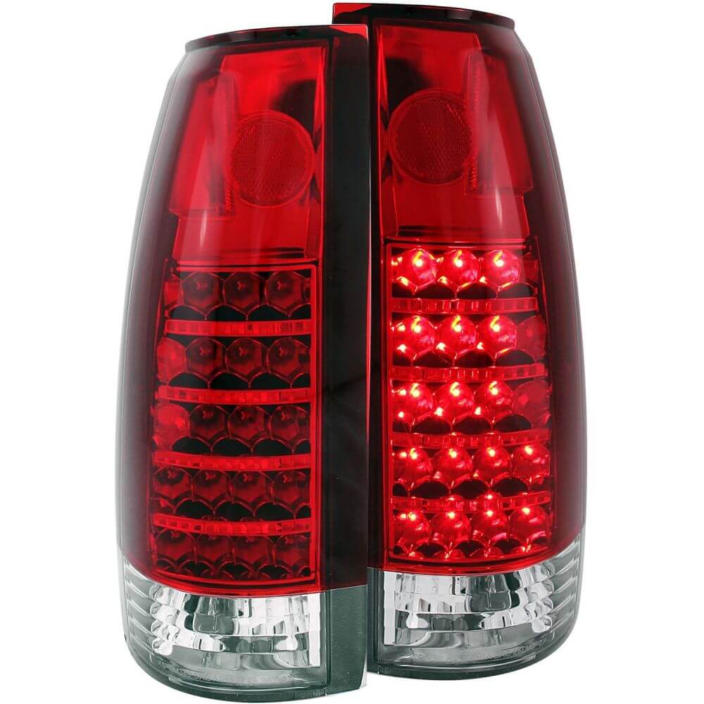 Anzo 311057 LED Tail Lights - Red/Clear