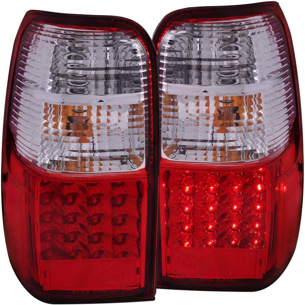 Anzo 311070 LED Tail Lights - LED - Red/Clear