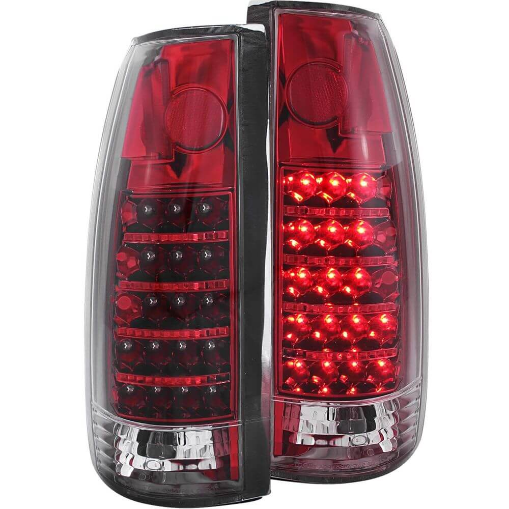Anzo 311079 LED Tail Lights - LED - Red/Crystal G3