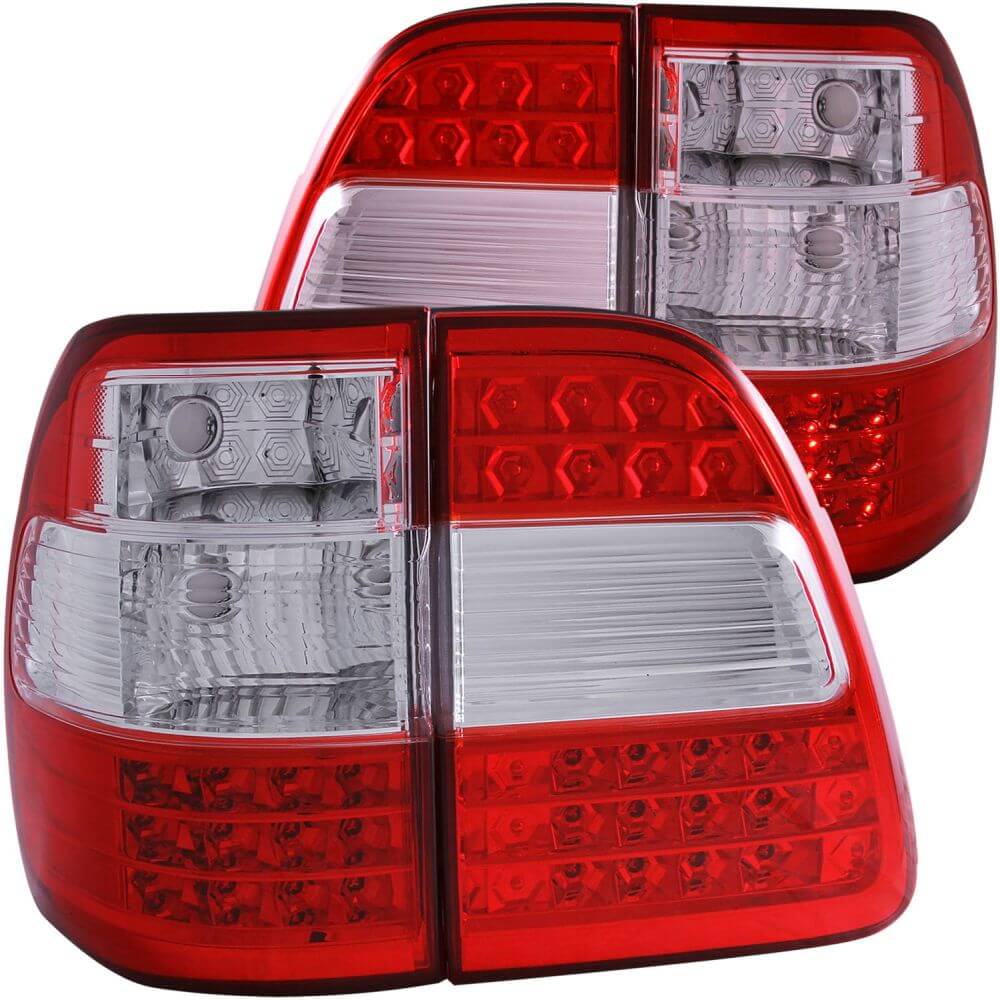 Anzo 311094 LED Tail Lights - G2 LED - Red/Clear