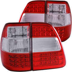 Anzo 311094 LED Tail Lights - G2 LED - Red/Clear