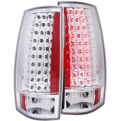 Anzo 311141 LED Tail Lights - G4 LED - Chrome Escalade Look