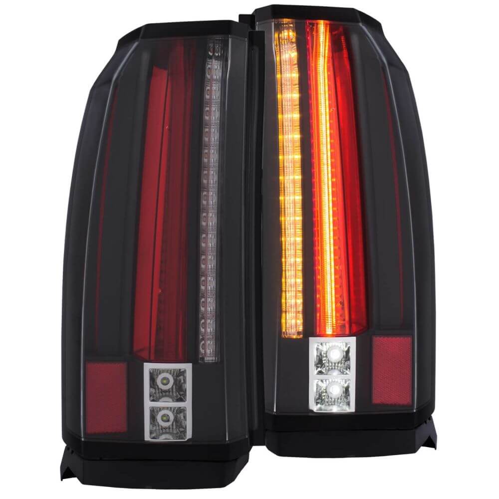 Anzo 311275 Clear LED Black Taillights