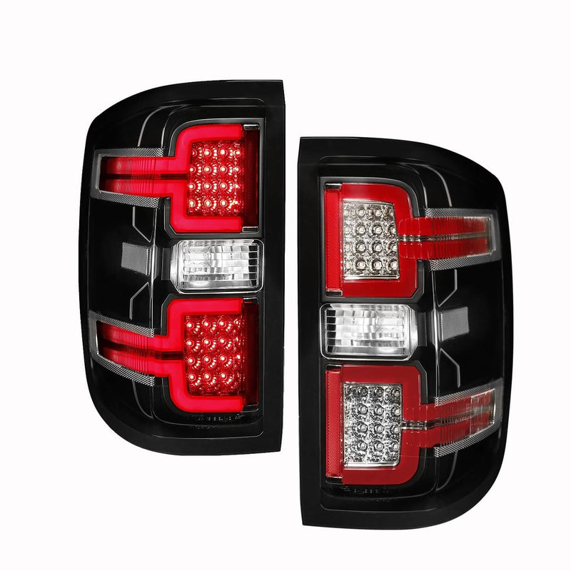 Anzo 311289 LED Tail Lights With Black Lens