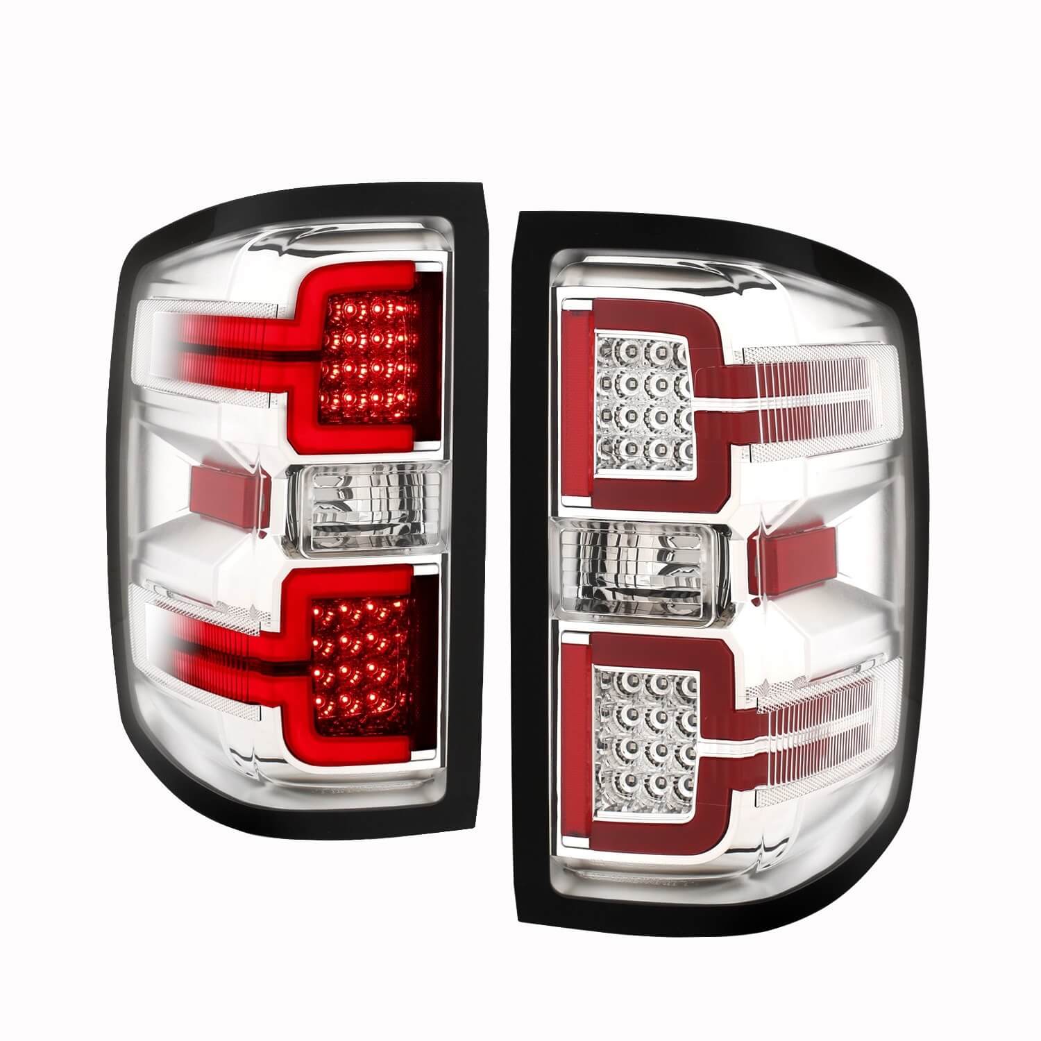 Anzo 311291 LED Tail Lights With Chrome Lens